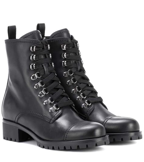 schwarze bootsschuhe prada|Women's Prada Ankle Boots & Booties .